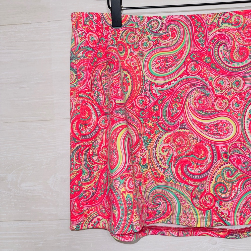 Lands' End Pink Swirl Swim Coverup Skirt - Picture 3 of 6